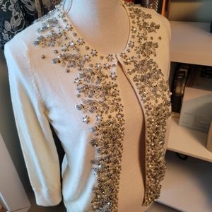 NWT Talbots Beaded Cardigan